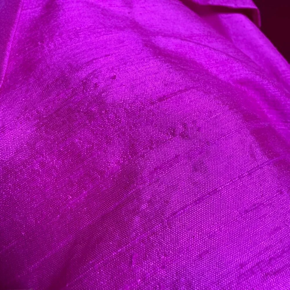 Maison Cleo Ruched Silk wrap top No Scrunchie (sz 38) - Picture 9 of 12